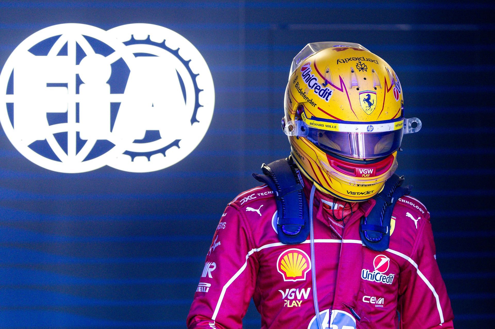 Lewis Hamilton at F1 Grand Prix of Emilia-Romagna - Source: Getty
